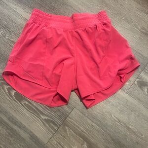 Pink lululemon shorts
